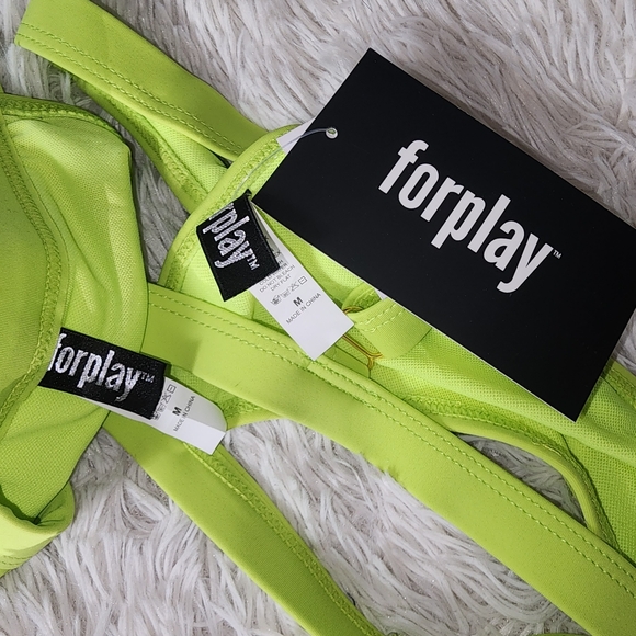 Medium Bright Green High Waist Cheeky Forplay Bikini - Picture 7 of 7